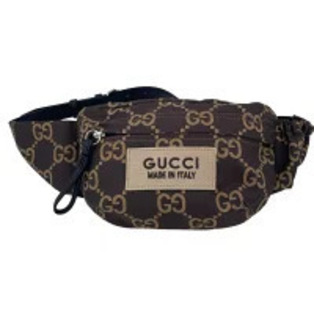 Gucci GG Belt Bag Waist Pouch Clutch Body Brown